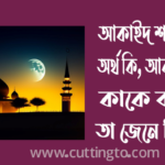 আকাইদ শব্দের অর্থ কি