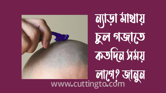 ন্যাড়া মাথায় চুল গজাতে কতদিন সময় লাগে