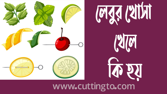 লেবুর খোসা খাওয়ার উপকারিতা