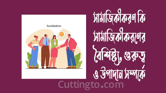 সামাজিকীকরণ কি? সামাজিকীকরণের বৈশিষ্ট্য, গুরুত্ব ও উপাদান