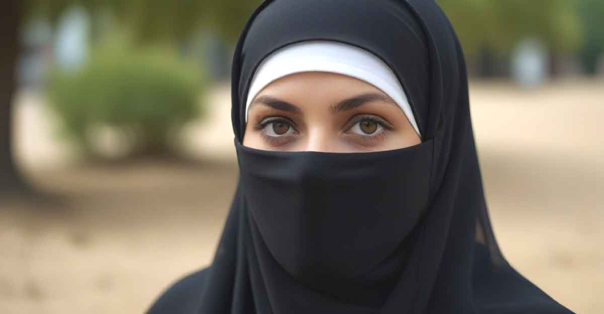 ইসলামিক বোরকা পরা প্রোফাইল পিক