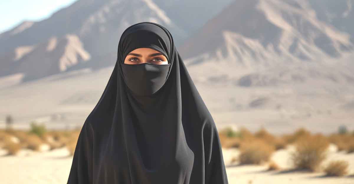 ইসলামিক বোরকা পরা প্রোফাইল পিক