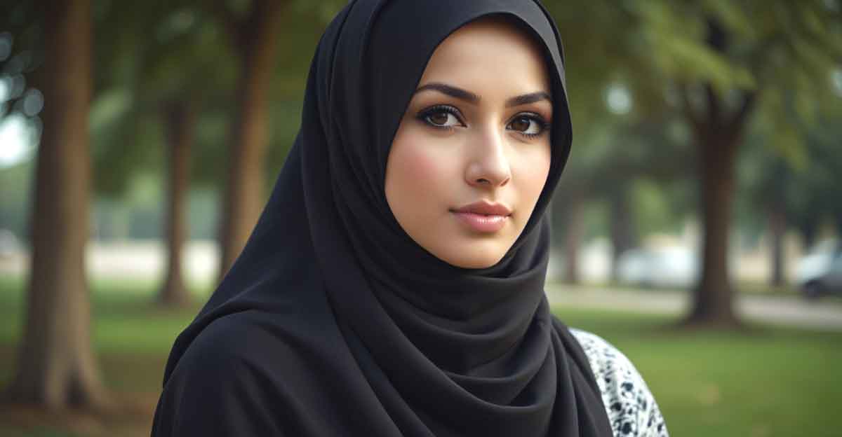 ইসলামিক বোরকা পরা প্রোফাইল পিক