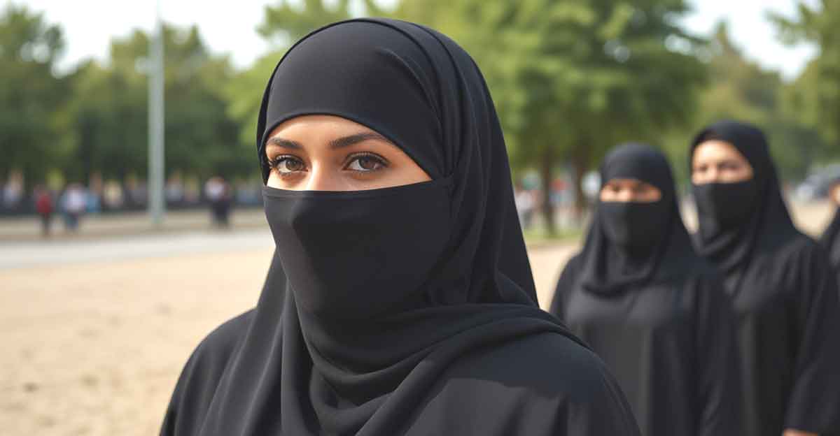 ইসলামিক বোরকা পরা প্রোফাইল পিক