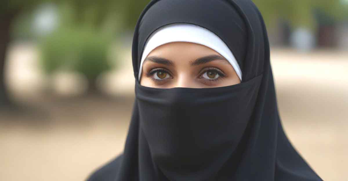 ইসলামিক বোরকা পরা প্রোফাইল পিক
