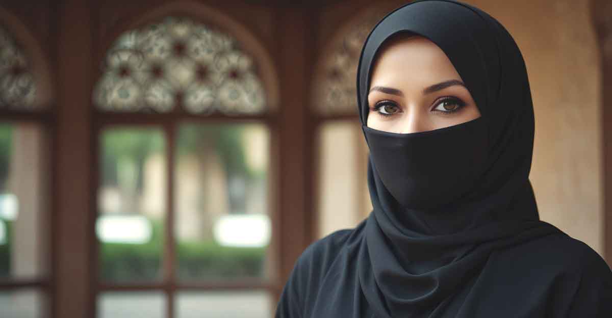 ইসলামিক বোরকা পরা প্রোফাইল পিক