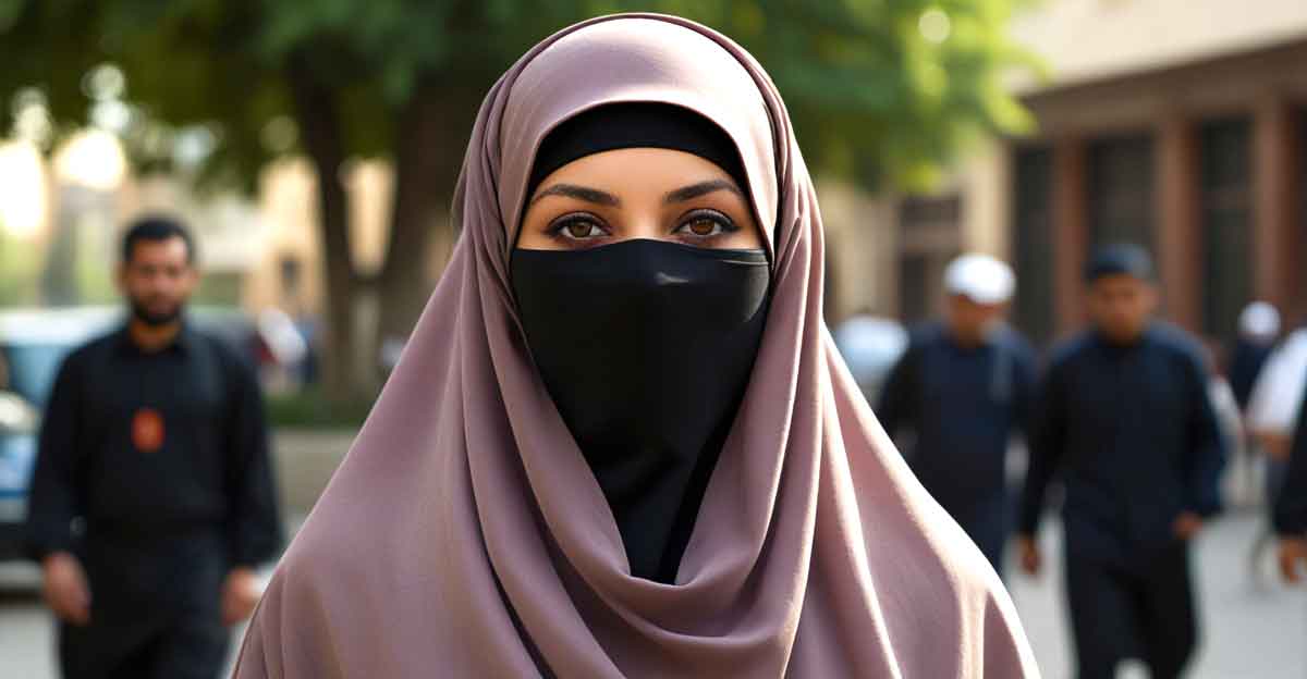 ইসলামিক বোরকা পরা প্রোফাইল পিক