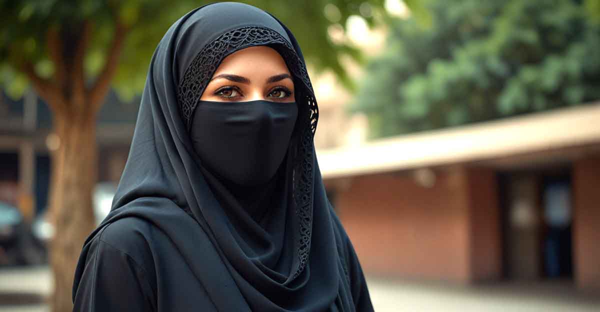 ইসলামিক বোরকা পরা প্রোফাইল পিক