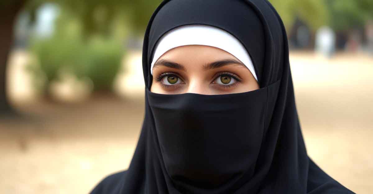 ইসলামিক বোরকা পরা প্রোফাইল পিক