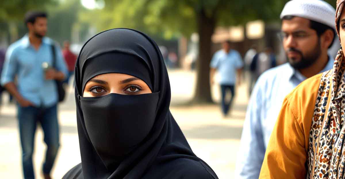 ইসলামিক বোরকা পরা প্রোফাইল পিক