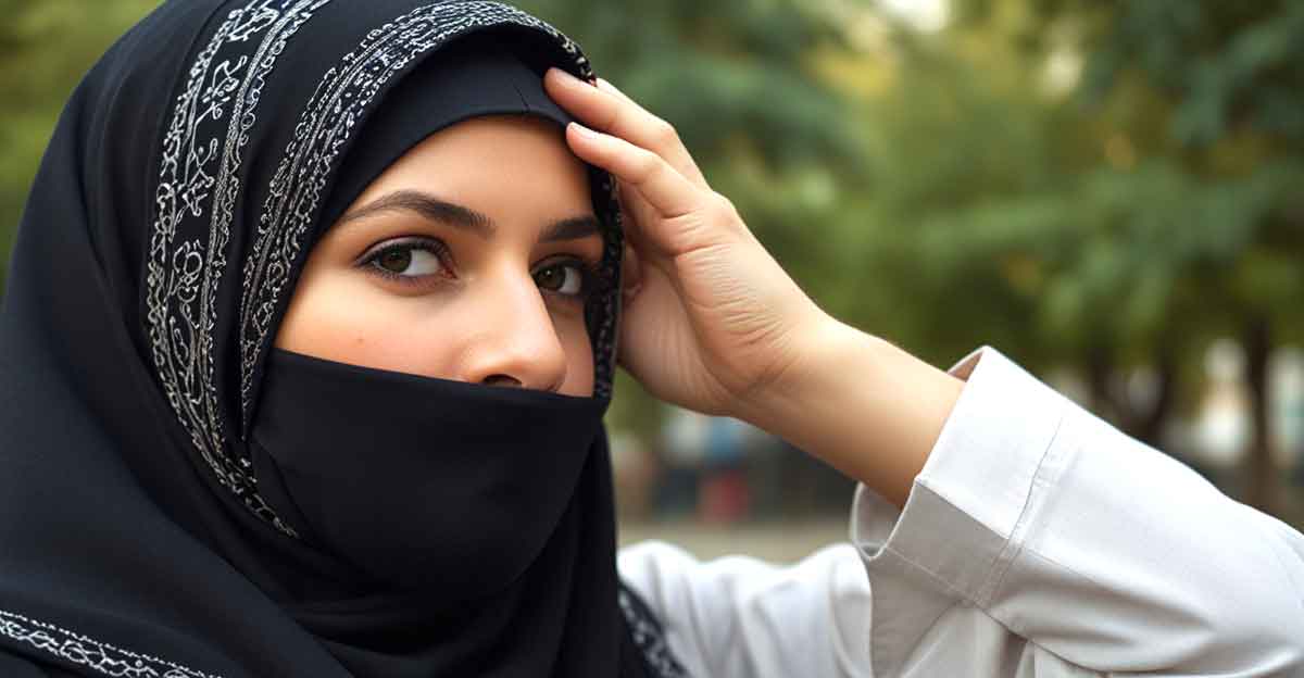 ইসলামিক বোরকা পরা প্রোফাইল পিক