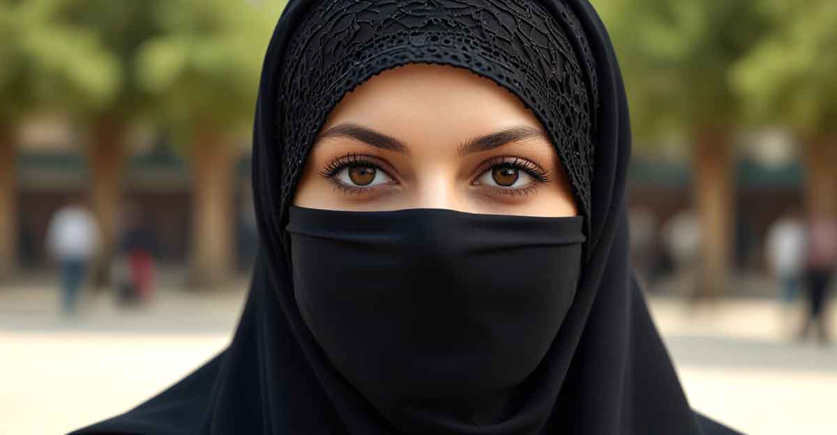 ইসলামিক বোরকা পরা প্রোফাইল পিক