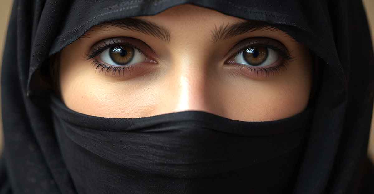 ইসলামিক বোরকা পরা প্রোফাইল পিক