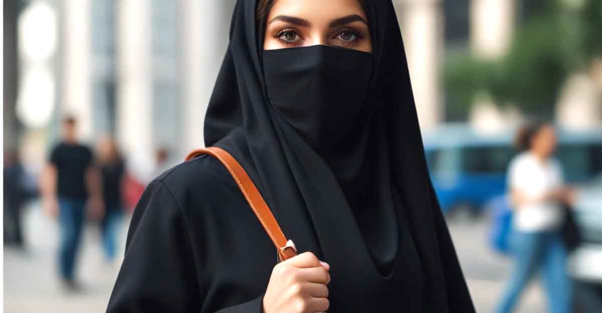 ইসলামিক বোরকা পরা প্রোফাইল পিক