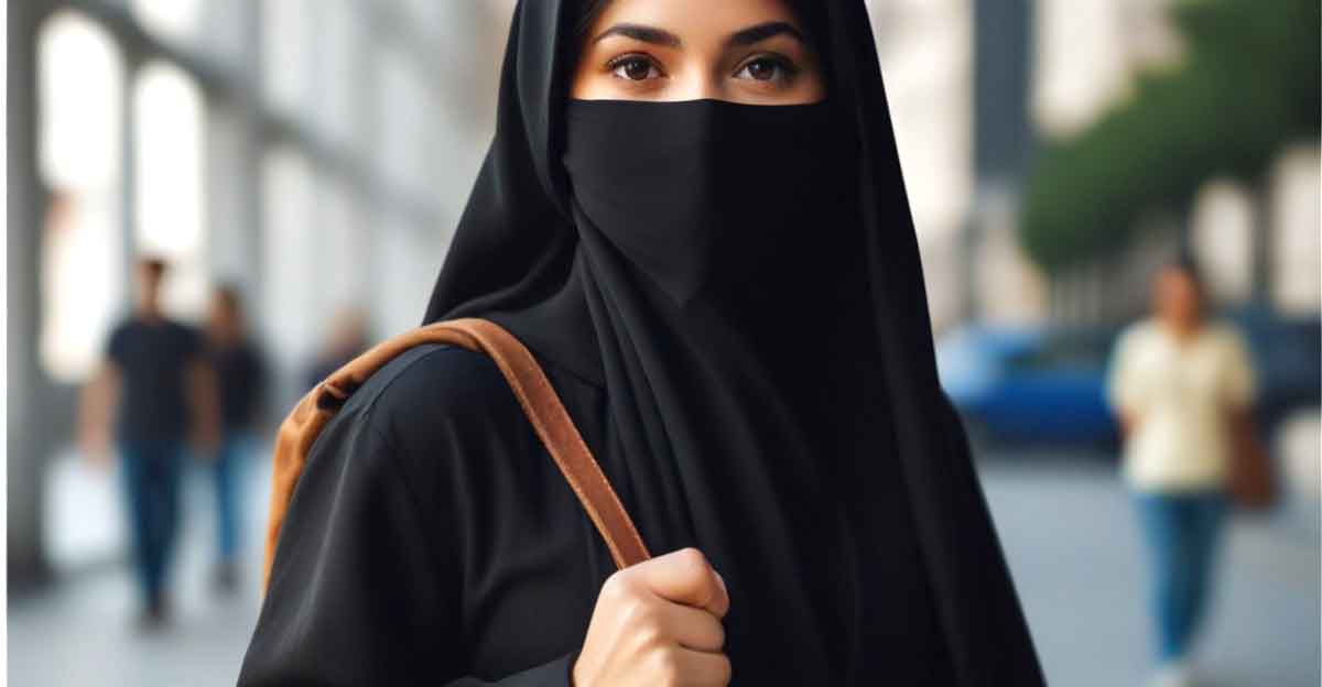 ইসলামিক বোরকা পরা প্রোফাইল পিক