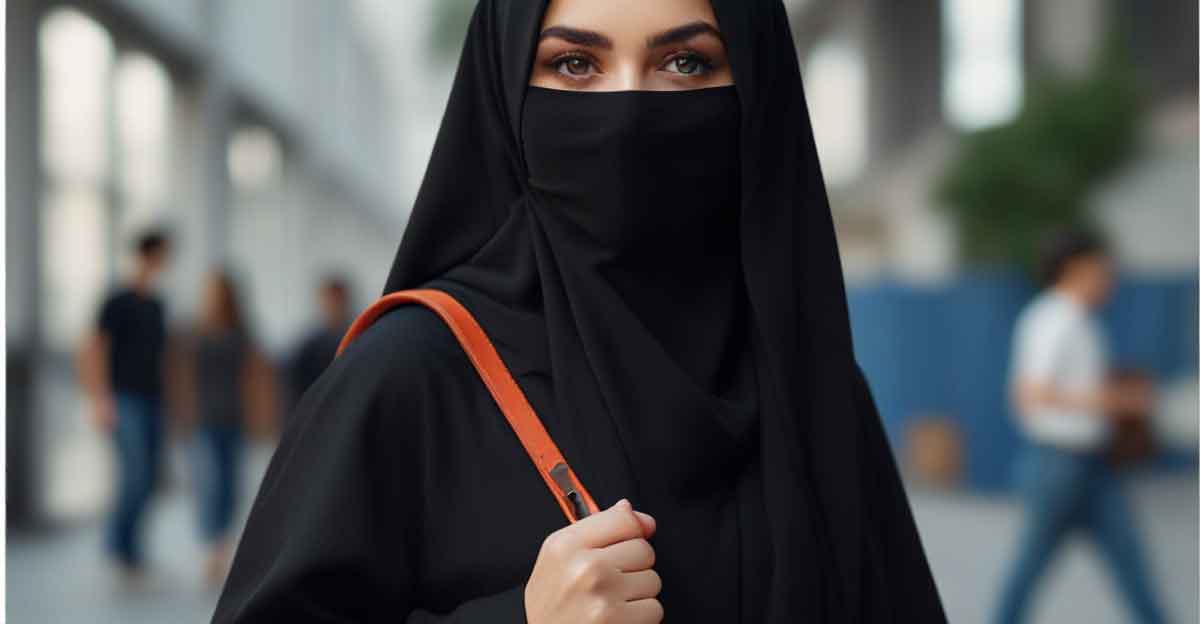 ইসলামিক বোরকা পরা প্রোফাইল পিক