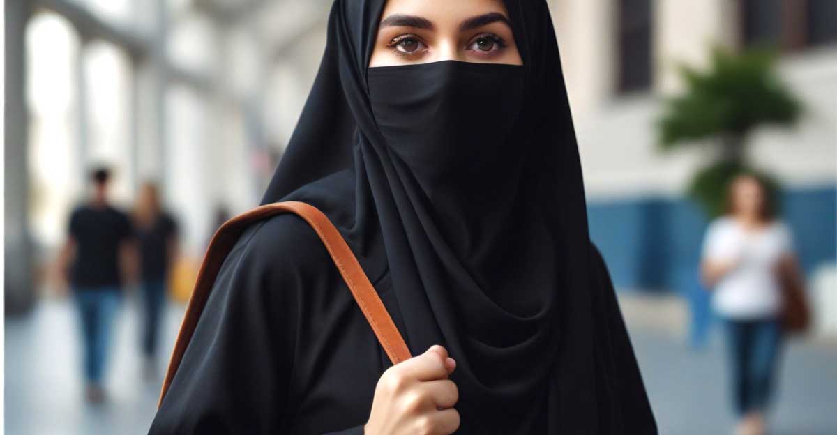 ইসলামিক বোরকা পরা প্রোফাইল পিক