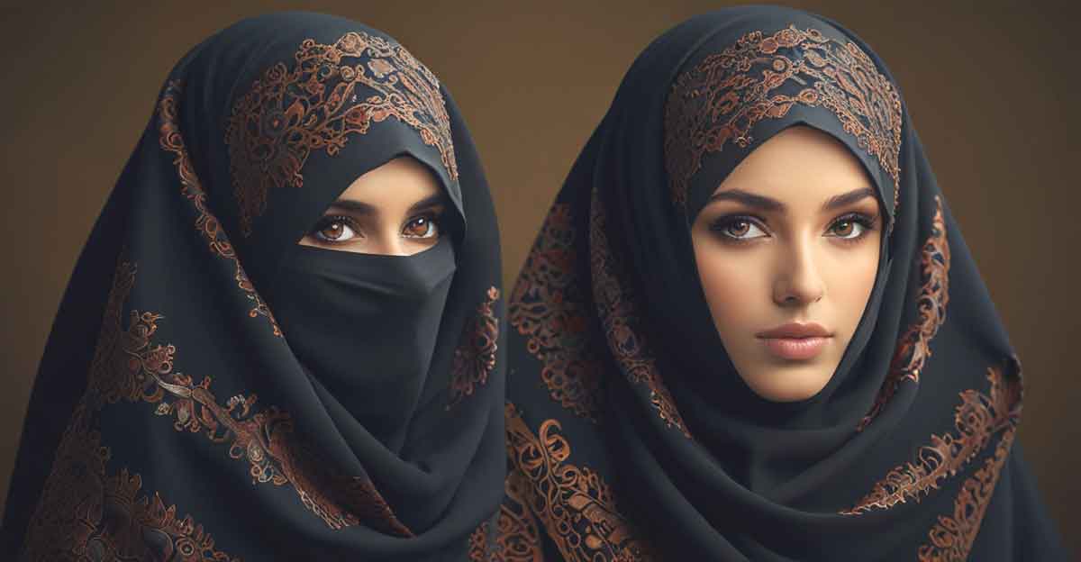 ইসলামিক বোরকা পরা প্রোফাইল পিক